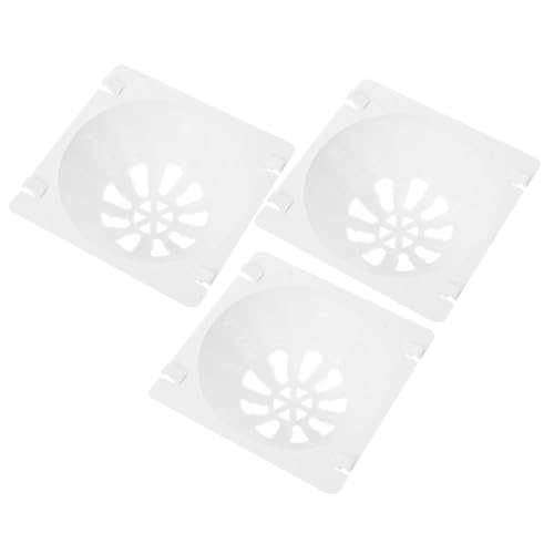 CIYODO Bird Nest Lids 3pcs Plastic Covers Bird Incubator Accessories Finch Nesting Material Budgie Nest Lid Parrot Nesting Bowl