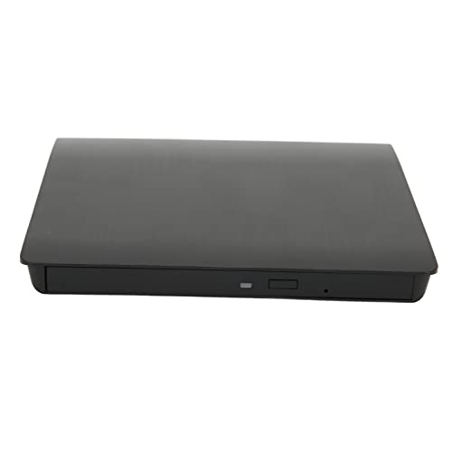 01 02 015 External DVD Drive Enclosure, Optical Drive Box Interface Ultra-Thin Standard USB 3.0 Transmission for Desktop Computer Black