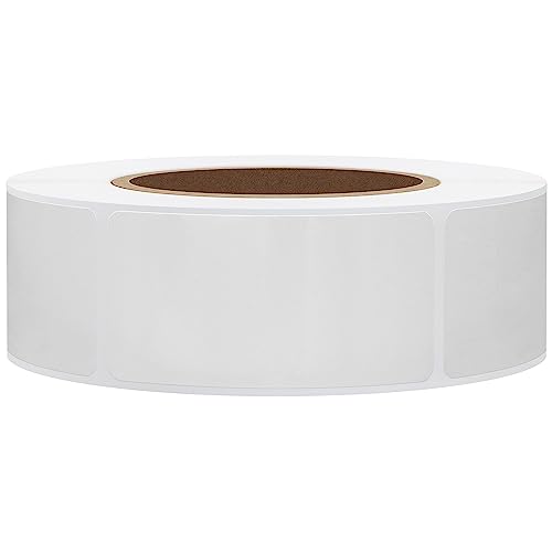 Hybsk 透明シール 四角 封印シール 1x2インチ（25×51mm）長方形 防水耐油 透明 封筒 包装 封かん 500枚 未開封ラベル