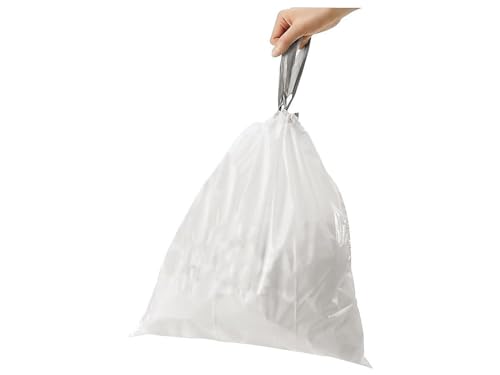 Image of simplehuman Code R Custom Fit Drawstring Trash Bags, 10 Liter / 2.6 Gallon, 12 Refill Packs (240 Count)