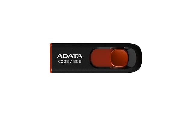 Amazon | ADATA USBメモリ 16GB USB2.0 スライド式 ブラック AC008-16G