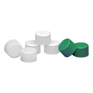 Wheaton Science Products 239510-04 Blue Polypropylene Caps for Narrow-Mouth Container, 24-410 Cap Size, 2.7" Length (Pack of 72)