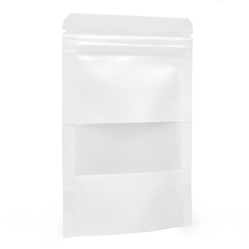 Bolsas de papel kraft blanco herméticas para evitar la humedad en granos y alimentos secos 2