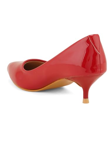 Image of ELLE Women's Solid Stiletto Heel Slip-On Pumps