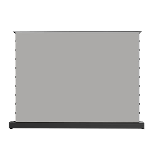 WUPRO LeApex Pantalla de Proyección Retráctil Eléctrica Gray Fabric - Pantalla Inteligente 4K Ultra HD 3D Activo de 100 Pulgadas para Todo Tipo de Proyectores Universales