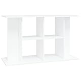 vidaXL Soporte para Acuario Madera de ingeniería Blanco 100x40x60 cm