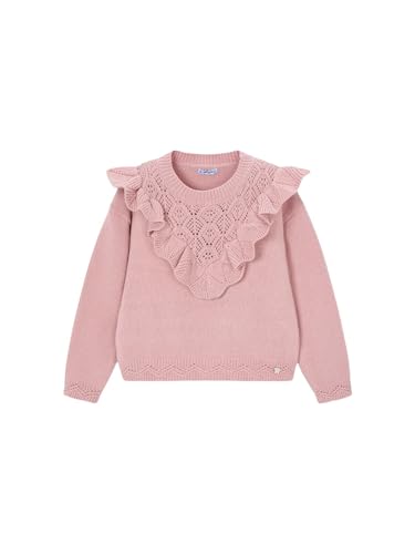 Mayoral Open Knit Sweater for Girls Makeup