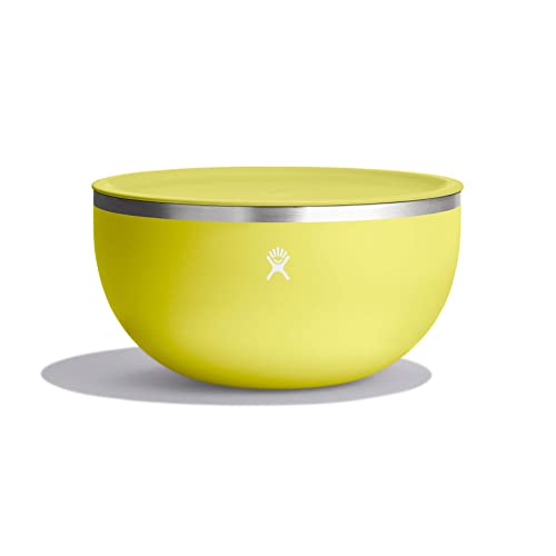 HYDRO FLASK - 2,84L (3 Qt) Outdoor Serving Bowl with Press-In Lid - Stainless Steel Reusable Kitchen Container - Food and Snack Storage - Easy to Clean - Dishwasher Safe - Cactus