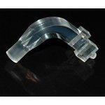 515-1039F, LED Light Pipe Round Right Angle Clear Rigid Bulk (50 Items)