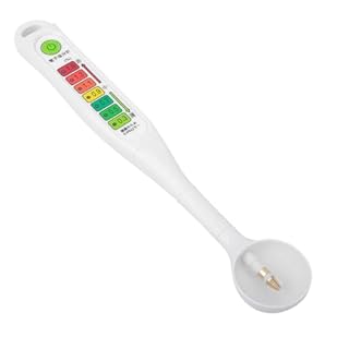 STOBAZA Digital Salinity Tester, Handheld Salinity Meter with LED Display Panel Kitchen Food Cooking Accessory for Determining Salt Concentration in Liquid or Food