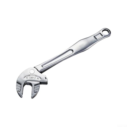 Whychstore - Clé à molette auto-serrant réglable, cliquet à serrage automatique en forme...