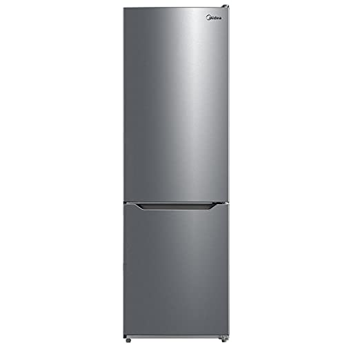 Midea MERB308FGD02 Kühl-/Gefrierkombination/188 cm hoch/186 kWh/Jahr/219 L Kühlteil/83 L Gefrierteil/No Frost/AllAround Cooling/Digital Control Front Inox