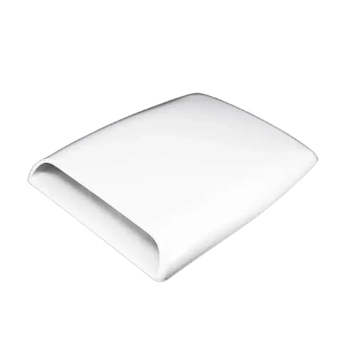 Écope décorative de capot en ABS blanc avec fixation universelle