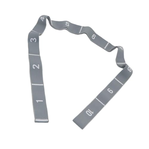 Correa de estiramiento de fitness, cinturón de estiramiento de piernas de 10 bucles | Correa elástica de fitness para entrenamiento en casa, ejercicio, pilates y gimnasia