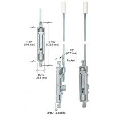 Boulon encastré décalé CRL en alu de 3/16 pour finition épurée