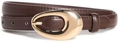 SHASHI Women's Oval Buckle Belt