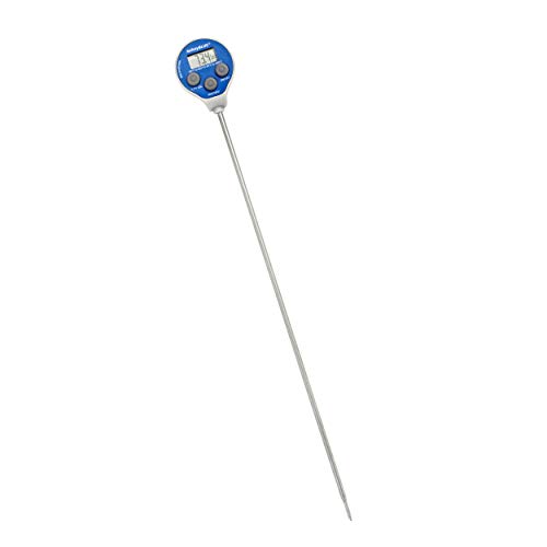 Precision Digital Stem Thermometers - Lollipop Type. Waterproof IP68 Range: -58°F to 626°F and -50°C to 330°C Resolutions: 0.1°C/°F Accuracy: +/-0.8°F /0.4°C from -10/100°C (600mm Stem Length)