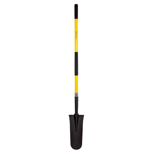 Nohovu Shovel for Digging Heavy Duty Shovel with Fiberglass Handle 58 Inches