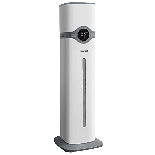 Ultrasonic Humidifiers for Home, Large Room, Top Fill Humidifiers with Humidistat, Quiet Cool Mist Humidifiers of Large Capacity(9L 2.3Gal) for 36H Humidifying, 300ML H Max Mist Output