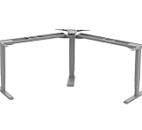 Ergolutions Eckiges Tischgestell höhenverstellbar elektrisch – Primus Flex XL – bis 280 cm – 90° bis 180° Ecktische – 7 Jahre Garantie