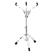 【Sturdy Double-Braced Legs & Iron Construction】- Built with heavy-duty iron and double-braced legs, this snare drum stand offers exceptional stability and vibration absorption during intense playing sessions. The robust construction ensures your drum...