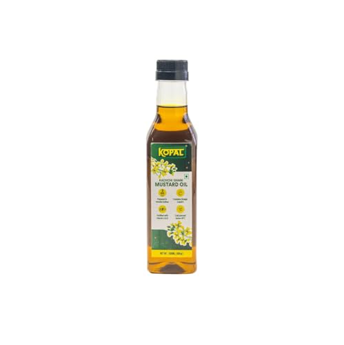 Image of Kopal Kachi Ghani Pure Mustard Oil | 500 ML PET BOTTLE | Nutrient-Rich & Chemical-Free | Mustard Seeds | Retains Natural Flavour & Aroma | Ideal for Cooking & Wellness