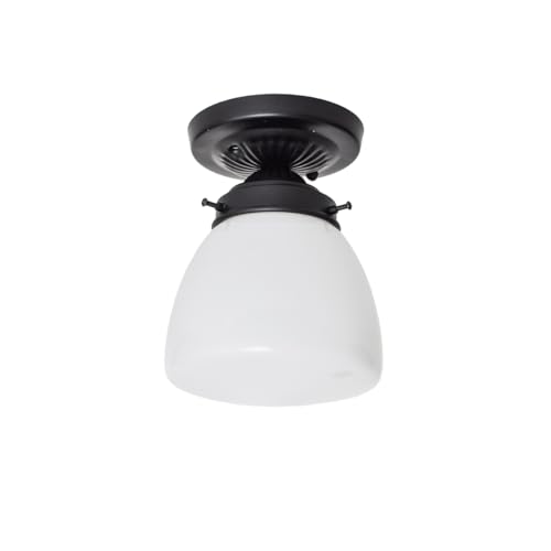 Plafonnier Schoolbol Small Moonlight Art Deco Trade luminaire blanc