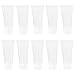 SOLUSTRE 30 Pcs Cosmétique Lotion Tubes Bouteilles Vide en Plastique Shampooing Échantillon Conteneur Tube Bouteille Flacon Pot Pot Cas pour Nettoyant pour Le Visage Toner 10 ML
