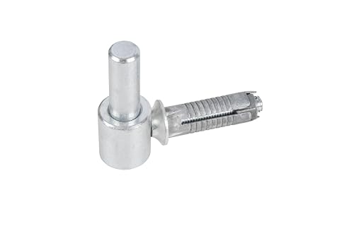 Alberts 864446 Kloben zum Einschrauben | mit metrischem Gewinde | galvanisch blau verzinkt | Dornmaß Ø16 mm | 65 x 33 mm | 10er Set