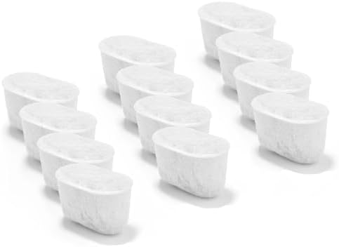 12 Nispira Replacement Activated Charcoal Water Filters for Beautiful ...
