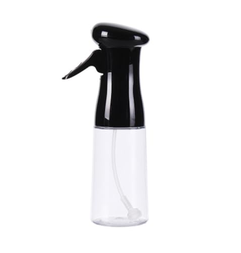 XHZMDWOU Aceitera Pulverizador Aceite Pulverizador De Aceite Oliva El Vidrio Es Adecuado For La Barbacoa Freidora Aire Antideslizante Reutilizable(Black)