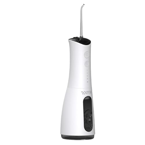 Cordless Pro Water Teeth Flosser with Detachable water tank |365 days warranty, 4 Cleaning Modes, IPX7 Waterproof, 5 Nozzles, USB Type-C Charging, White-image-30