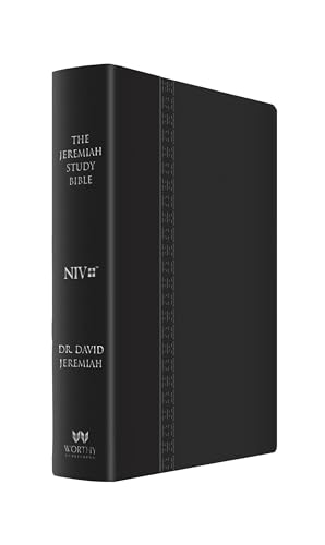The Jeremiah Study Bible, NIV (Large Print Edition, Black w/ Burnished Edges) Leatherluxe: What It Says. What It Means. What It Means For You.