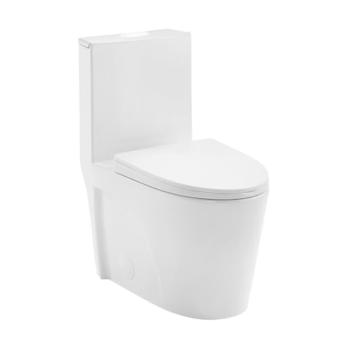 Swiss Madison SM-1T254 St. Tropez One Piece Toilet Dual...