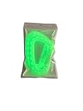 Plastic Carabiner D Ring Clip Keychain, ONE Shear® Ghost Glow in The Dark, Light-Weigh Tactical Clip for Outdoors, EDC, waterbottles, and More. 2Pack