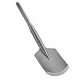 Biewals SDS Max Clay Spade Bit, 4.5' x 17' Heavy-Duty 40CrMo Steel Shovel Bit for Rotary Hammer & Demolition Hammer, for Digging Clay, Soil, Gravel, Sandstone & Landscaping