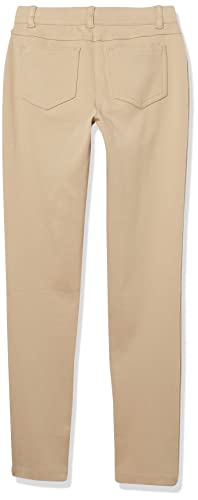 IZOD Girls' School Uniform Skinny Leg Jegging, Flat Front Style with Faux Button, Functional Back Pockets3