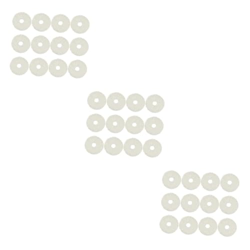 ifundom 3sets Wear Resistant Felt Piano Washer Wool Piano Washer Small Ring 90pcs*3