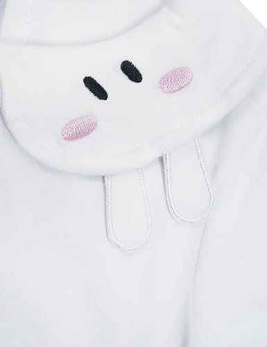 Image of Toddler Kids Girls Cute Shirt, Cat Bunny Embroidered Long Sleeve T-Shirt