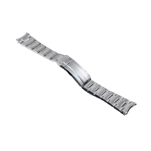 Bracelet Oyster 20mm en acier 904L argenté pour boîtier Seiko NH35 Submariner