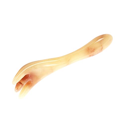 DOITOOL 2 Pçs Adulto Ferramenta De Alisamento Facial Aleatório Raspagem De Placa Sha Pente Garra Jad