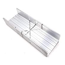 image for Excel Blades Metal Mitre Box - Small 6-Inch Aluminum and Steel Tool fo