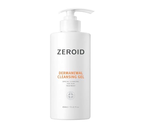 ZEROID | Dermanewal Cleansing Gel | Hydrating Face and Body Wash | Moisturizing Korean Shower Gel...
