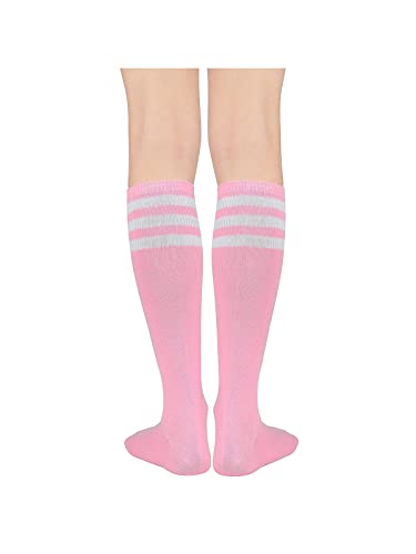 Century Star Knee High Socks Athletic Running Casual Compression Socks for Women Long Tube Socks with Triple Stripes3