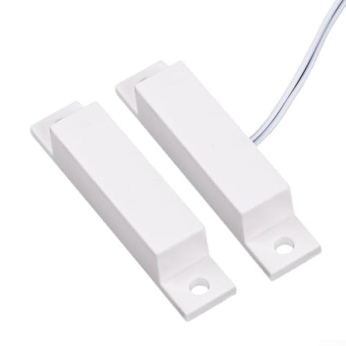 Capteur d'ouverture de porte filaire ABS durable avec signal de notification immédiate pour garage, magasin, supermarché et systèmes de sécurité...