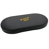 Clip-on Sunglasses Case - Slim Hard Shell, Flat Case for Clip-on Sunglasses