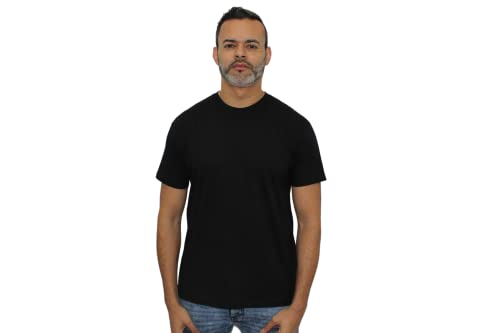 Kit 6 Camisetas Slim Fit Masculinas (M, Preto, Branco, Cinza Mescla, Azul Marinho, Cinza Grafite, Vi
