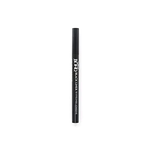 Laflare Bond 3D Eyeliner Adhesive Lash Glue + Eyeliner, Quick Drying, Long Lasting, Drawing Smoothly, Vegan, Gluten Free Liner Style Adhesive (Black) #TOP1