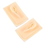 Healvian Realistisches Silikon ohrmodell Medizinisches Hörgeräte display Weiches Langlebiges Lehrmodell für Ärzte Studenten und Hörgeräteanpassung