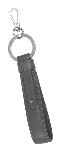 Marc O'Polo porte-clés Pepe Key Ring Castlerock gris foncé en cuir véritable